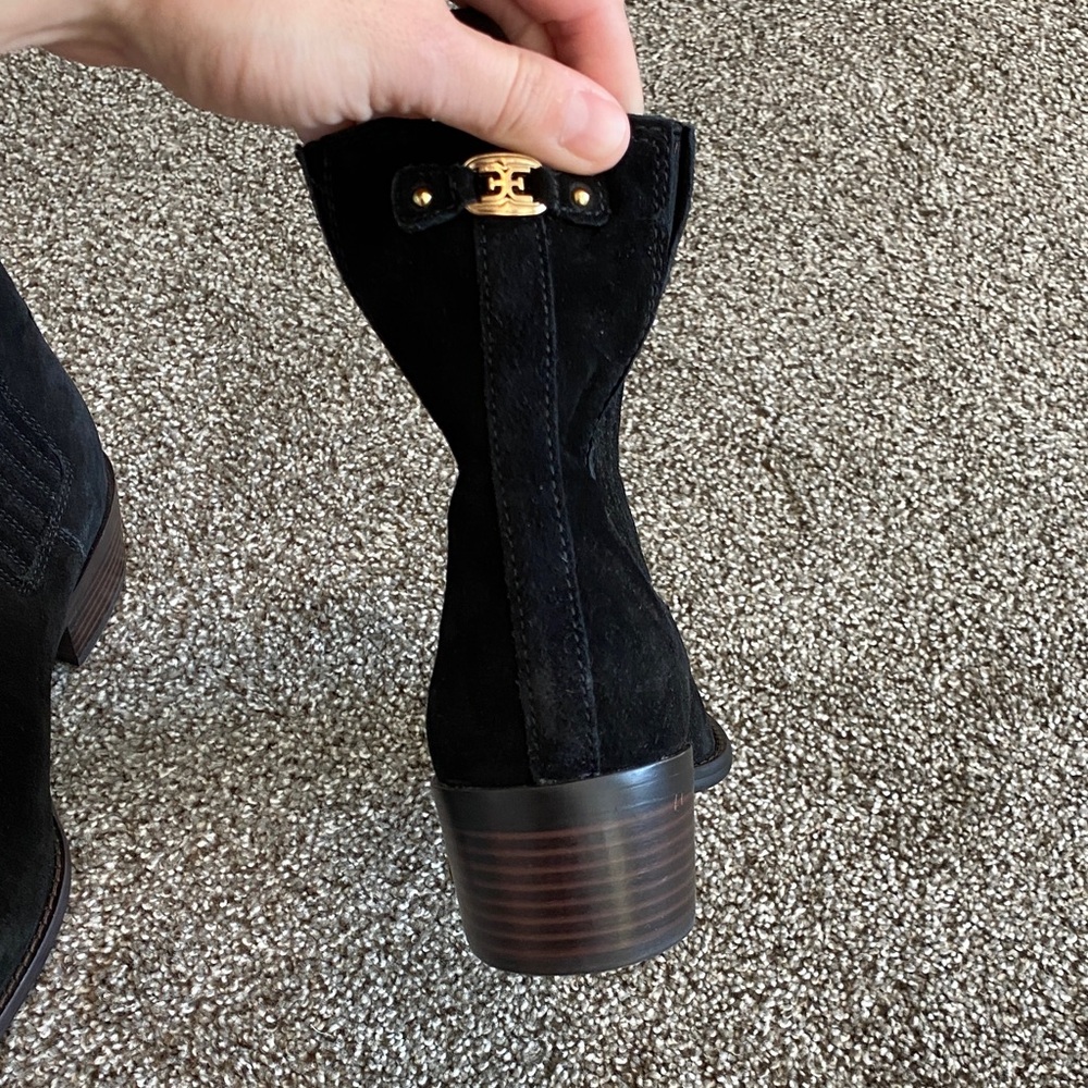 Sam Edelman Dark Suede Ankle Booties - Picture 10 of 10